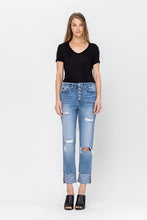 Load image into Gallery viewer, Flying Monkey Button Up Boyfriend Jeans
