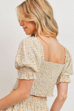 Load image into Gallery viewer, Jasmine Floral Smocked Top
