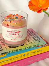 Load image into Gallery viewer, CANDIER &#39;Donut Worry, Be Happy&#39; Candle
