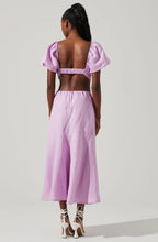 Load image into Gallery viewer, ASTR The Label Winley Puff Sleeve Cutout Midi Dress
