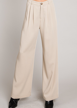 Load image into Gallery viewer, Allie Soft Drapey Twill Wide Leg Pants
