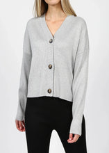 Load image into Gallery viewer, Brunette The Label Best Friend Ribbed Cardigan
