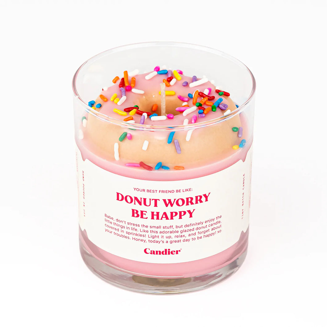 CANDIER 'Donut Worry, Be Happy' Candle