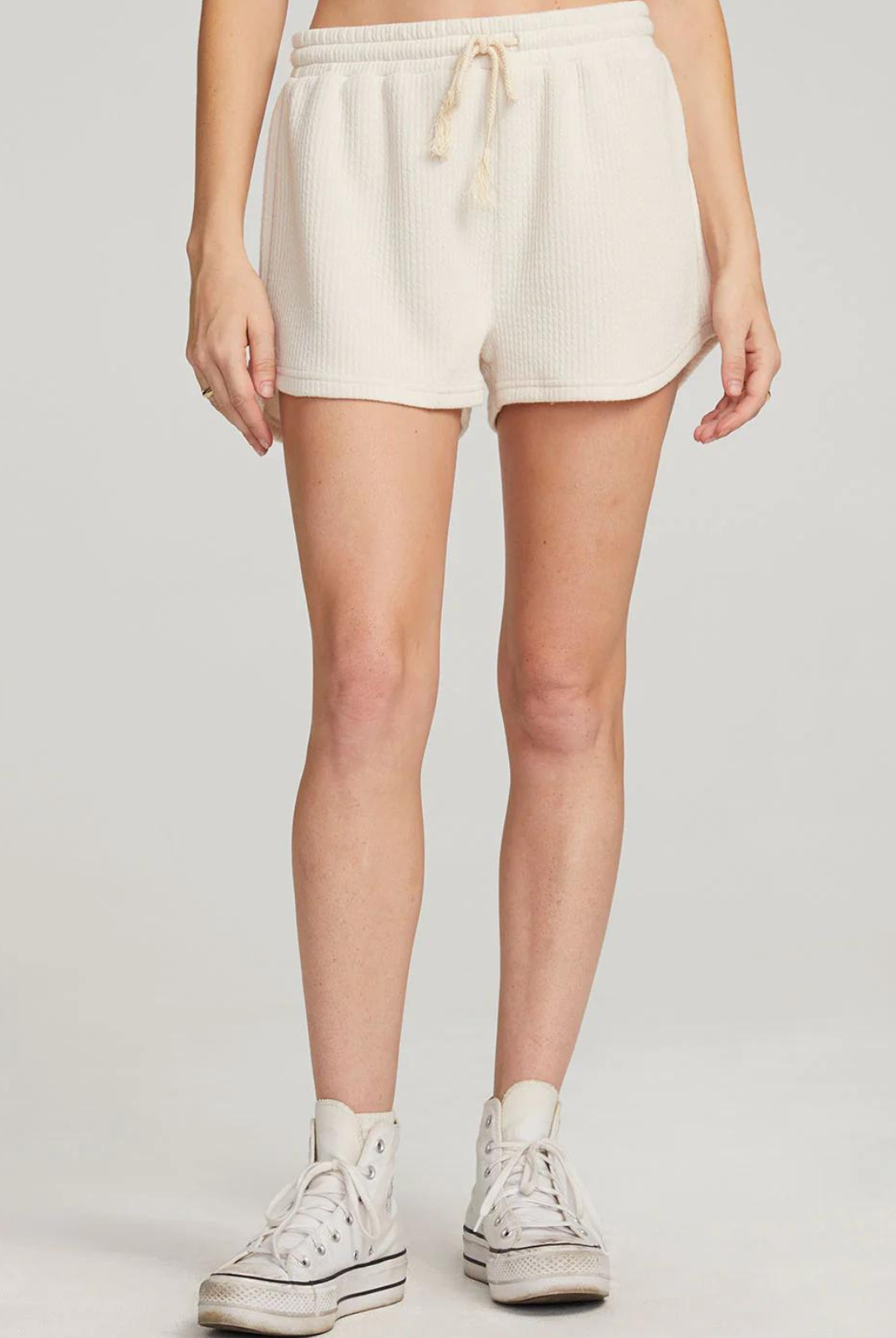 Saltwater Luxe Pull On Short - Salt. Short and sweet! Our Pull On Short in a white salt color is a versatile piece that gives a sporty stylish look.