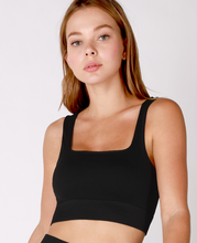 Load image into Gallery viewer, Niki Biki Ribbed Square Neck Cropped Top
