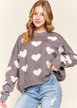 Load image into Gallery viewer, Lora Heart Sweater

