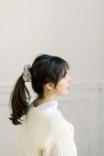 Load image into Gallery viewer, Chelsea King Park Ave. Silk Tweed Classic Scrunchie
