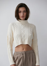 Load image into Gallery viewer, Ralphine Cropped Sweater
