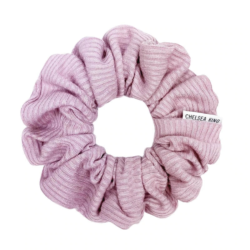 Chelsea King French Ribbed Classic Scrunchie