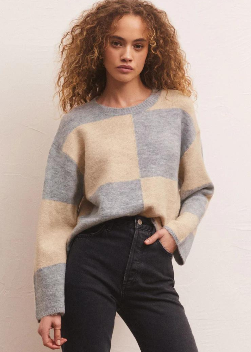 Z Supply Rosi Blocked Sweater