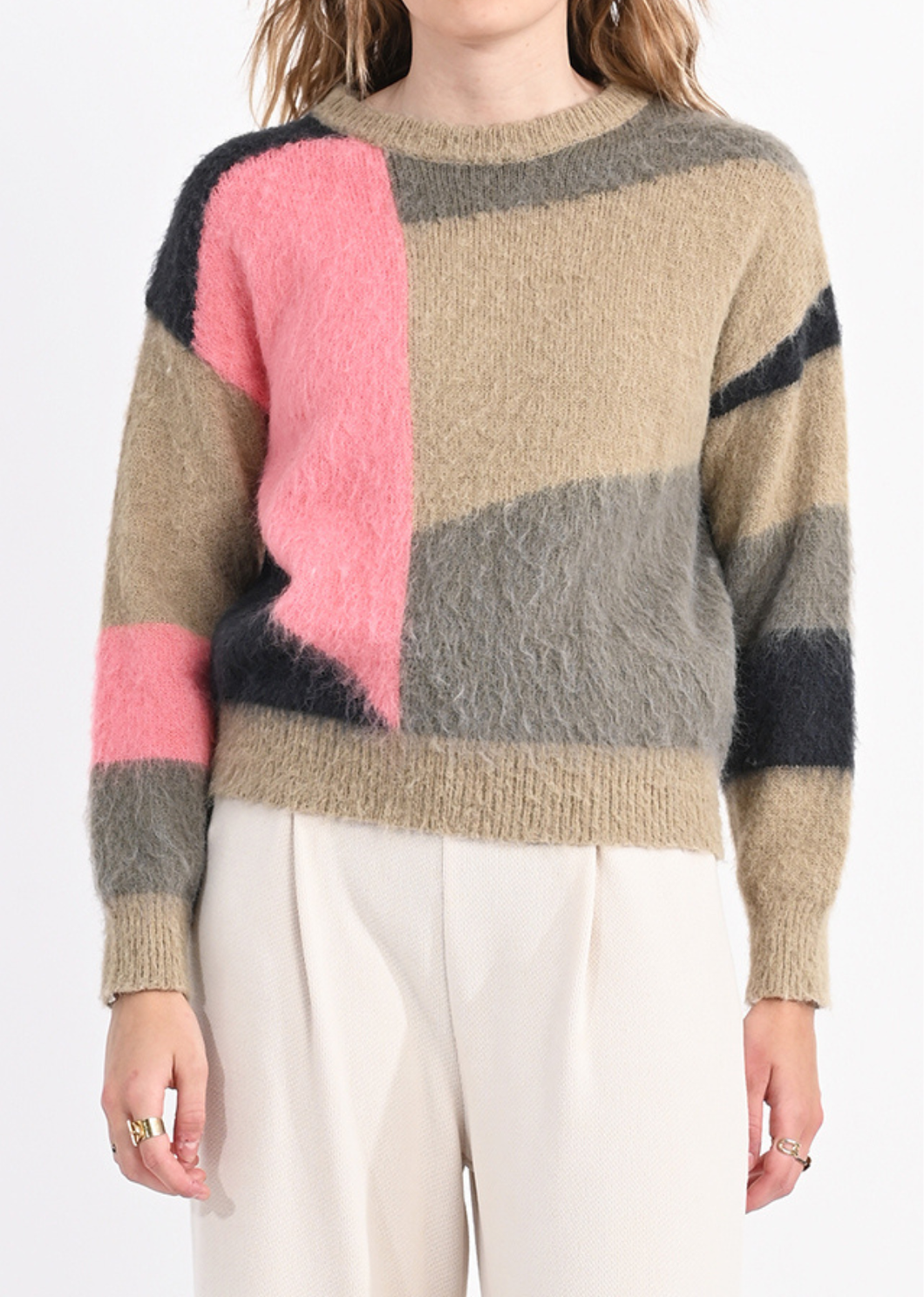 Molly Bracken Colour Block Sweater