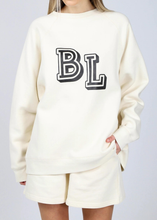 Load image into Gallery viewer, Brunette The Label &quot;Blonde&quot; NYBF Crew Sweatshirt
