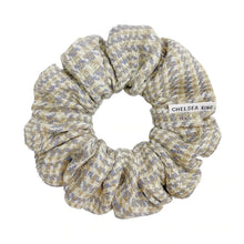 Load image into Gallery viewer, Chelsea King Park Ave. Silk Tweed Classic Scrunchie
