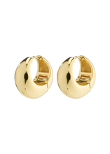 Load image into Gallery viewer, Pilgrim AMBER Recycled Chunky Hoops

