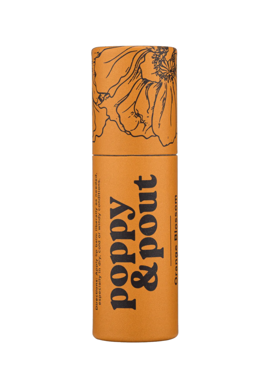 Poppy & Pout Lip Balm, Orange Blossom
