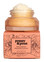 Load image into Gallery viewer, Poppy &amp; Pout Lip Scrub, Pink Grapefruit
