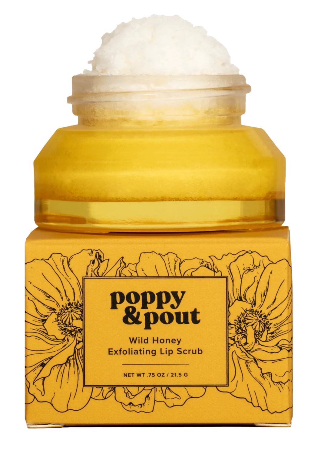 Poppy & Pout Lip Scrub, Wild Honey