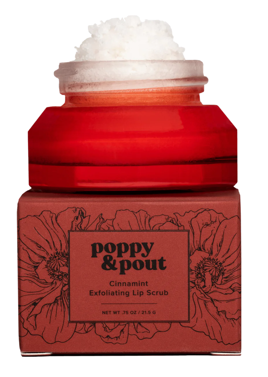 Poppy & Pout Lip Scrub, Cinnamint