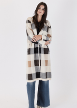 Load image into Gallery viewer, Lyla &amp; Luxe William Eyelash Check Coat
