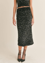 Load image into Gallery viewer, Sadie &amp; Sage Illuminate Sequined Midi Skirt
